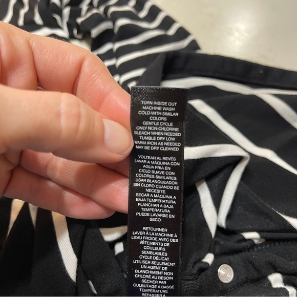 White House Black Market Striped Long Sleeve Top - Picture 4 of 8